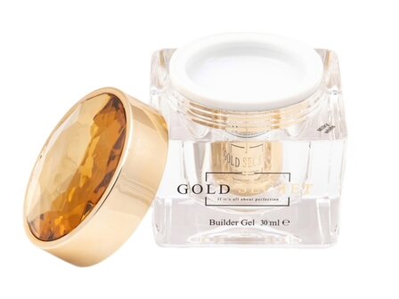 gold secret builder gel milky white