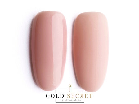 gold secret builder gel natural soft nude tips