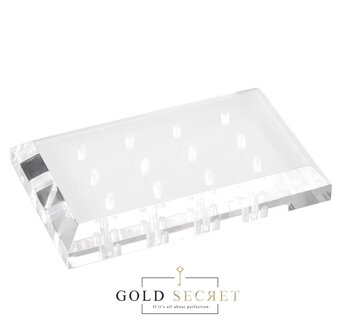 Gold Secret Freesbit Houder Plexi Display