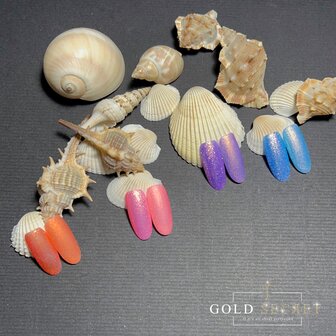 gold secret gel polish mermaid