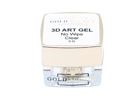 Gold Secret 3D Art Gel No Wipe Clear