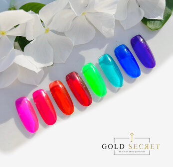 gold secret gel polish glas