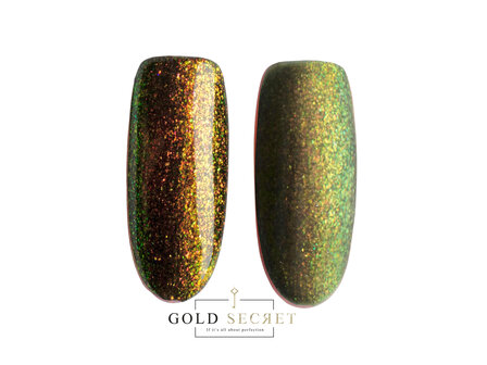 gold secret gel polish mermaid