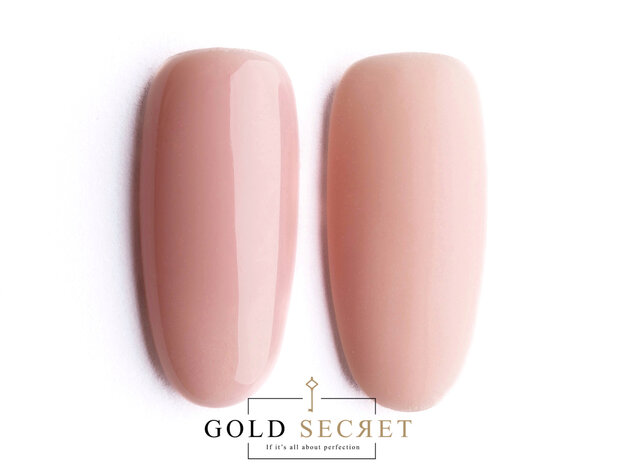 gold secret builder gel natural soft nude tips