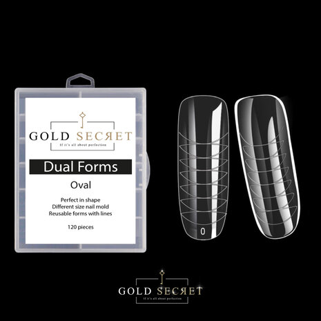 gold secret dual forms oval