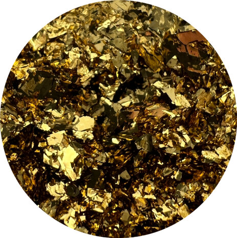 Gold Secret chrome flakes 