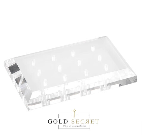 Gold Secret Freesbit Houder Plexi Display