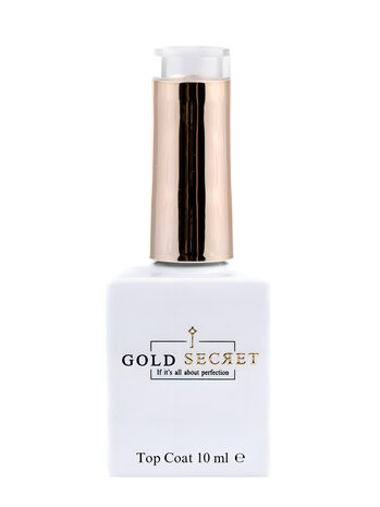 gold secret top coat flakes rose