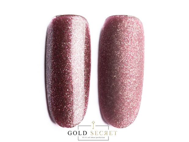 gold secret gel polish sparkle 