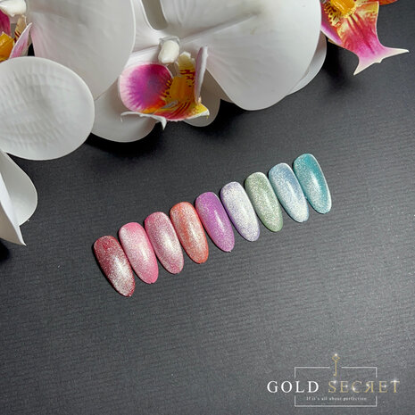 gold secret gel polish 66-74 met cateye 1