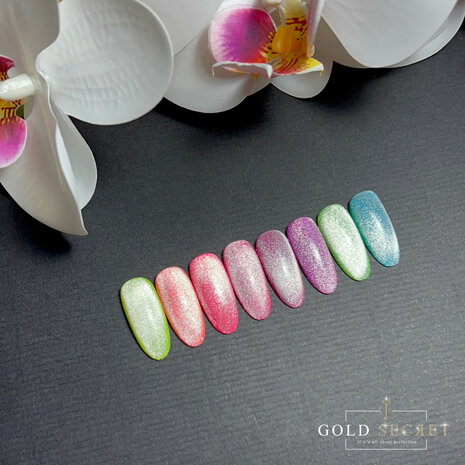 gold secret gel polish 75-82 met cateye 1