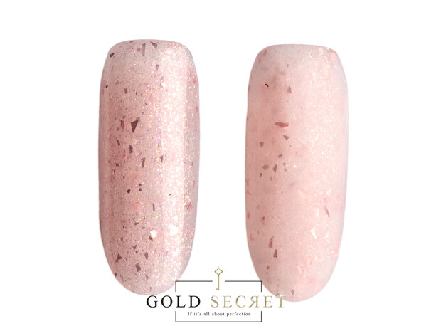 gold secret builder gel glitter