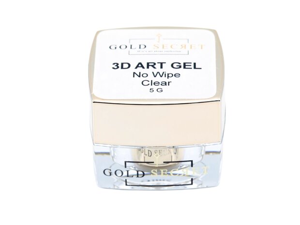 Gold Secret 3D Art Gel No Wipe Clear