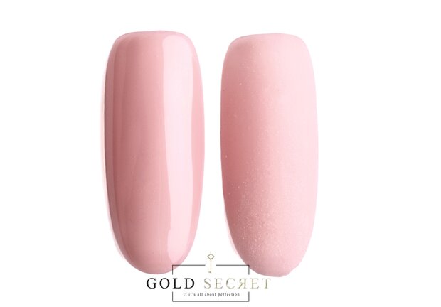 gold secret gel polish semi transparant