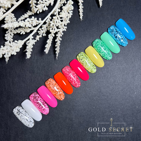 Gold Secret Gel Polish Disco 10